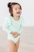 Pastel Green L/S Flutter Sleeve Leotard-dogsvalley ®