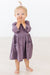 Vintage Violet 3/4 Sleeve Pocket Twirl Dress-dogsvalley ®