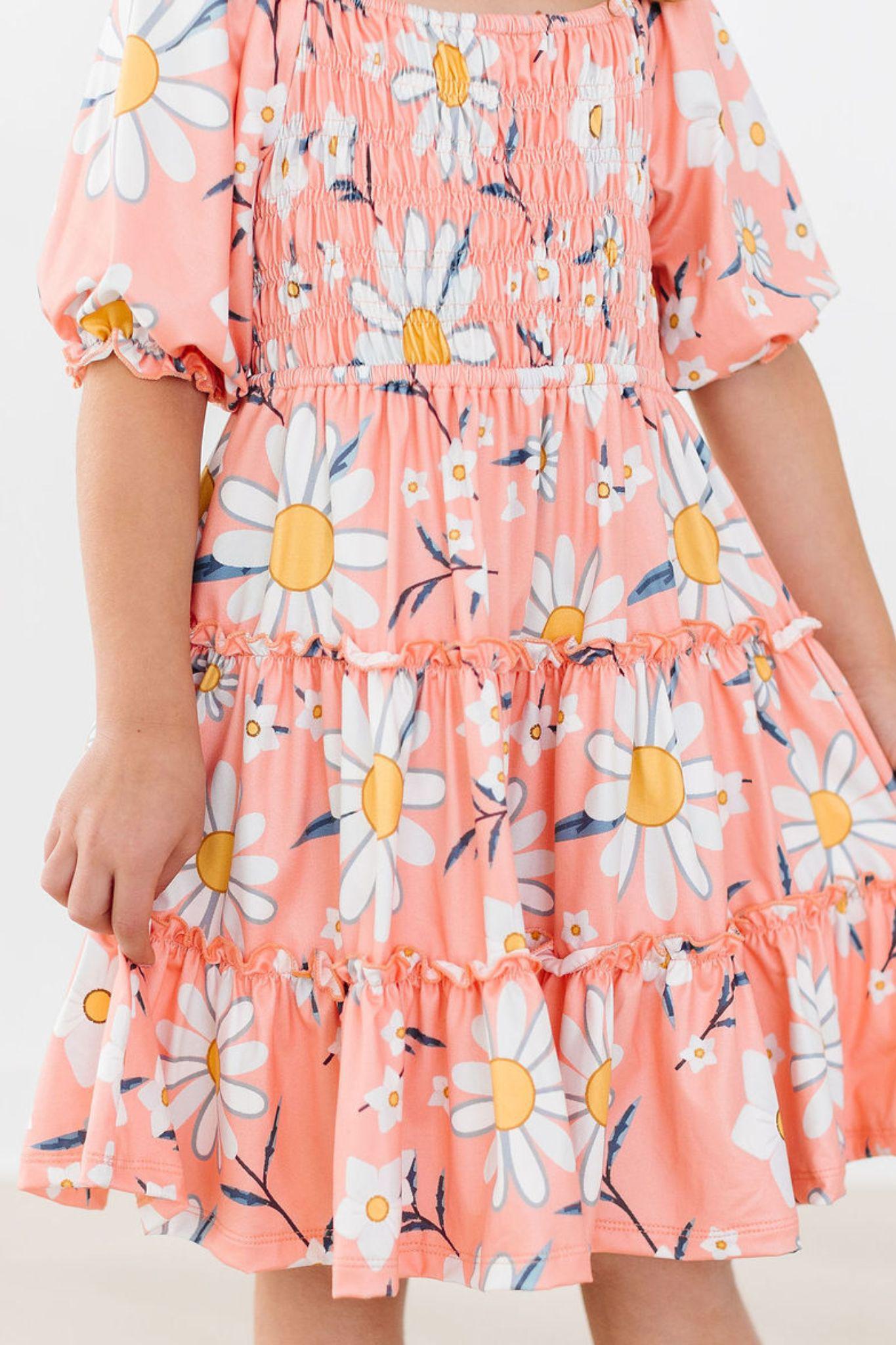 Daisy Darling Smocked Ruffle Dress-dogsvalley ®