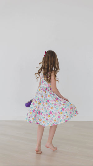 Sunshine Blooms Tank Twirl Dress