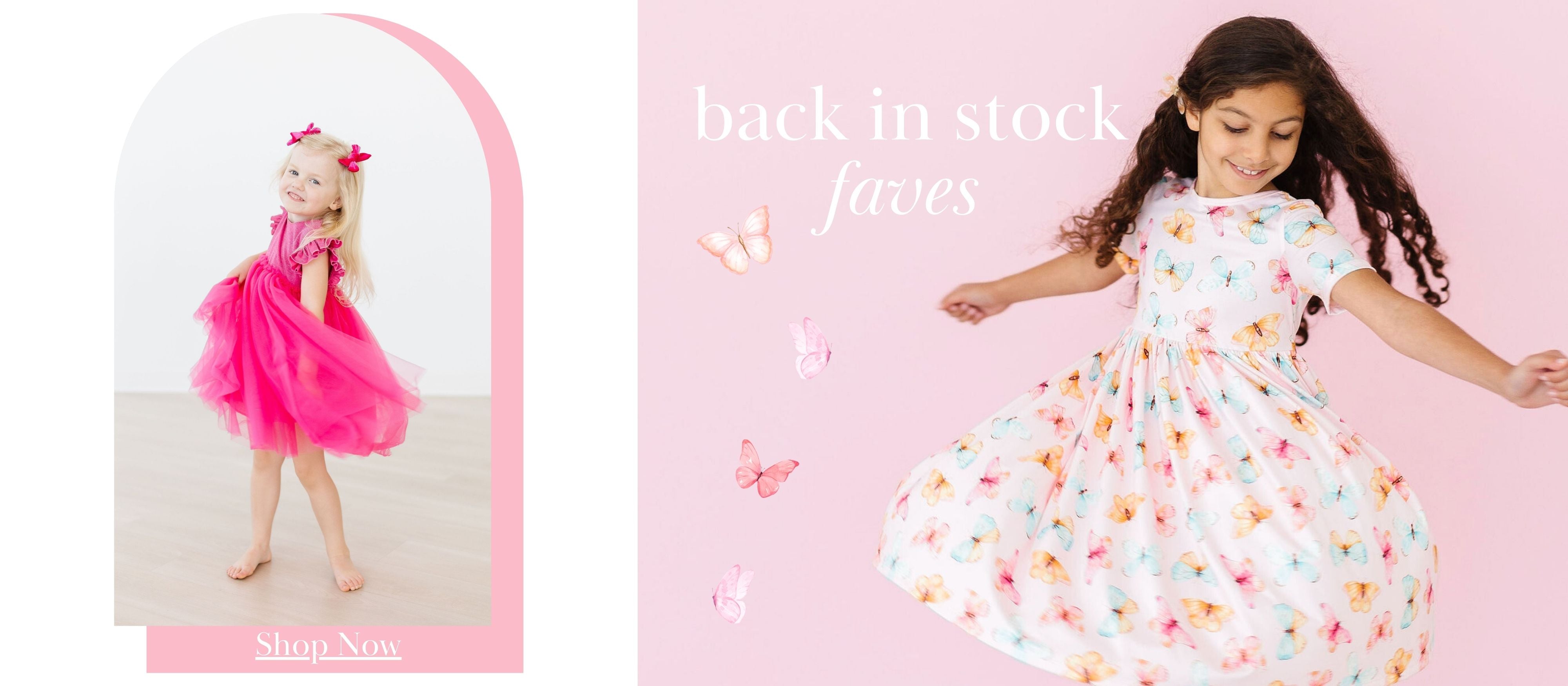 mila and rose girls back in stock twirl dresses