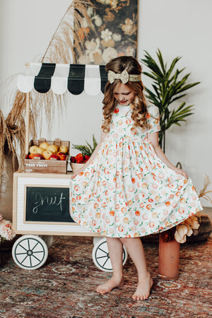 You're a Peach S/S Pocket Twirl Dress-dogsvalley ®