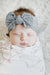 SALE Gray Nylon Bow Headwrap-dogsvalley ®