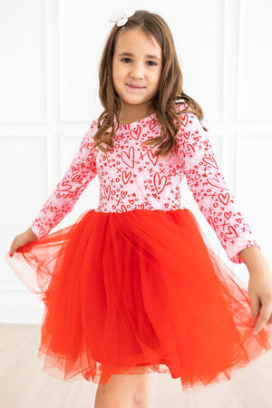 Hugs & Kisses Tutu Dress-dogsvalley ®