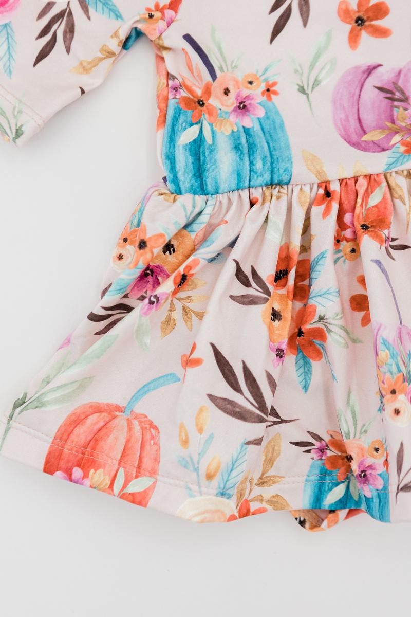 Harvest Blooms Twirl Bodysuit-dogsvalley ®