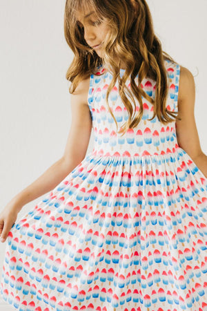 Red, White & Cute Tank Twirl Dress-dogsvalley ®