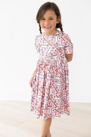 Batter Up S/S Pocket Twirl Dress-dogsvalley ®