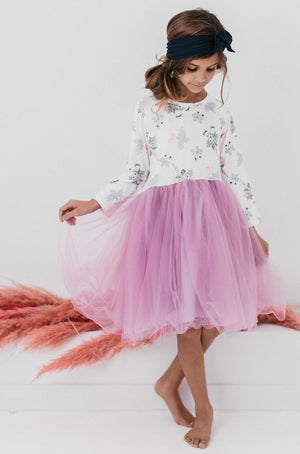 Lilac Unicorn Dream Tutu Dress-dogsvalley ®