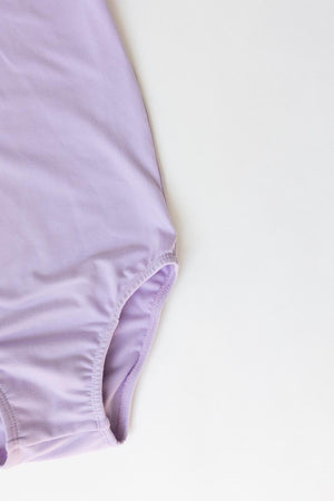 Lavender S/S Flutter Sleeve Leotard-dogsvalley ®