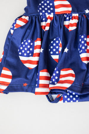 I Heart the USA S/S Twirl Bodysuit-dogsvalley ®