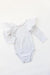 White L/S Flutter Sleeve Leotard-dogsvalley ®