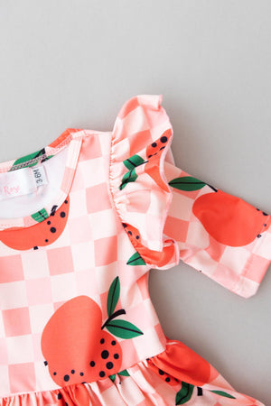 SALE Apple Orchard Twirl Flutter Bodysuit-dogsvalley ®