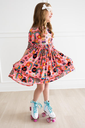 Put Your Records On Twirl Dress-dogsvalley ®