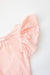 Peach S/S Flutter Sleeve Leotard-dogsvalley ®