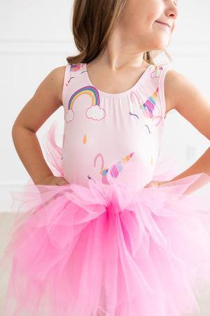 Bubblegum Unicorn Tank Tutu Leotard-dogsvalley ®