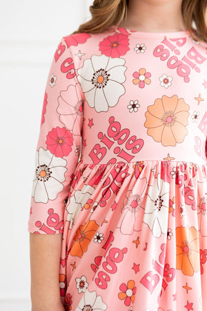 Big Sis Floral Twirl Dress-dogsvalley ®