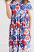 Happy 4th Floral Floral S/S Pocket Twirl Dress-dogsvalley ®