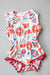 Red, White & Sweet Pom Pom Romper-dogsvalley ®