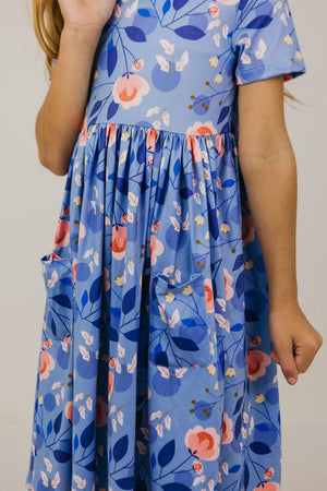 Country Blooms S/S Pocket Twirl Dress-dogsvalley ®