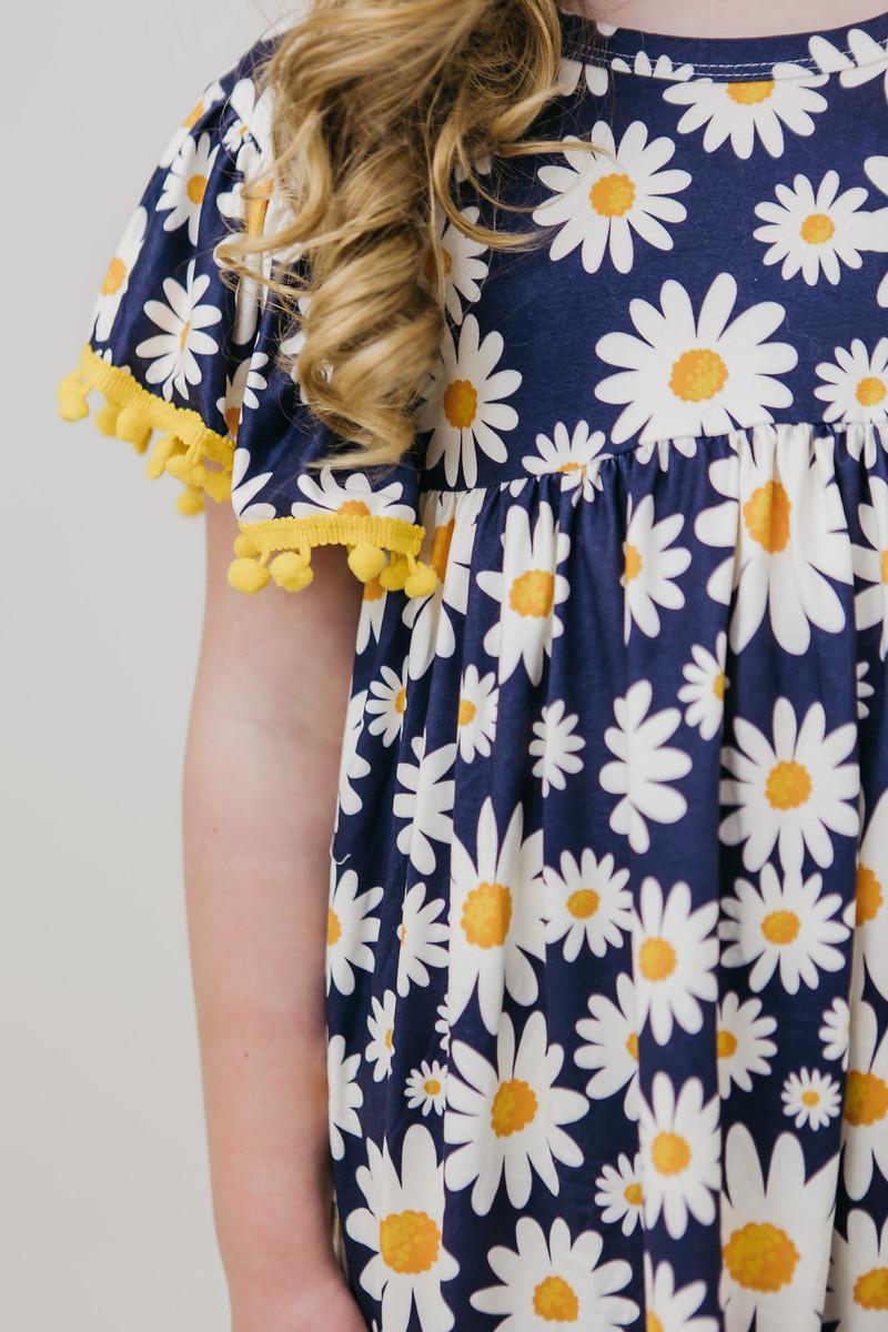 Daisy for You Pom Pom Dress-dogsvalley ®