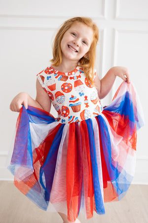 Red, White & Sweet Tank Tutu Dress-dogsvalley ®