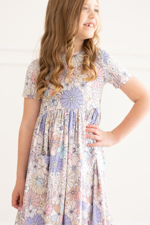 Sweet Escape Floral S/S Pocket Twirl Dress-dogsvalley ®