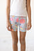 Blue Retro Unicorns Twirl Shorts-dogsvalley ®