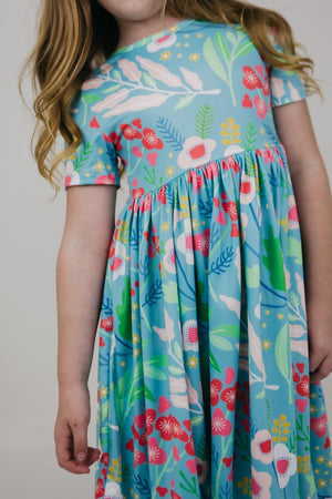 Spring Breeze S/S Pocket Twirl Dress-dogsvalley ®