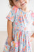 Blue Retro Unicorns S/S Pocket Twirl Dress-dogsvalley ®