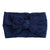 Navy Cable Knit Nylon Headwrap-dogsvalley ®