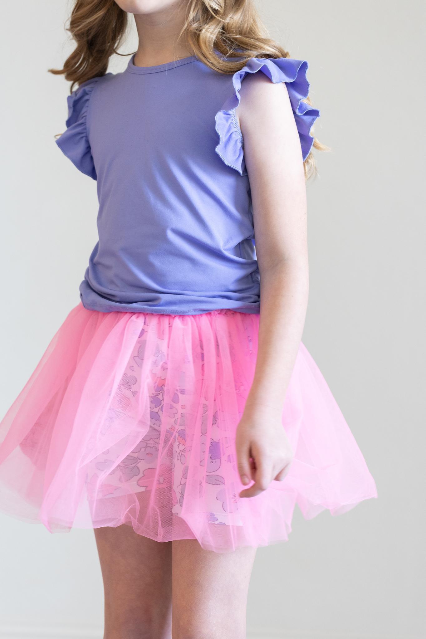 Hydrangea Tutu Shorts-dogsvalley ®