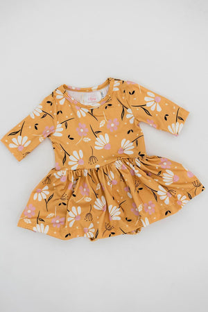 Dandelions in Fall Twirl Bodysuit-dogsvalley ®