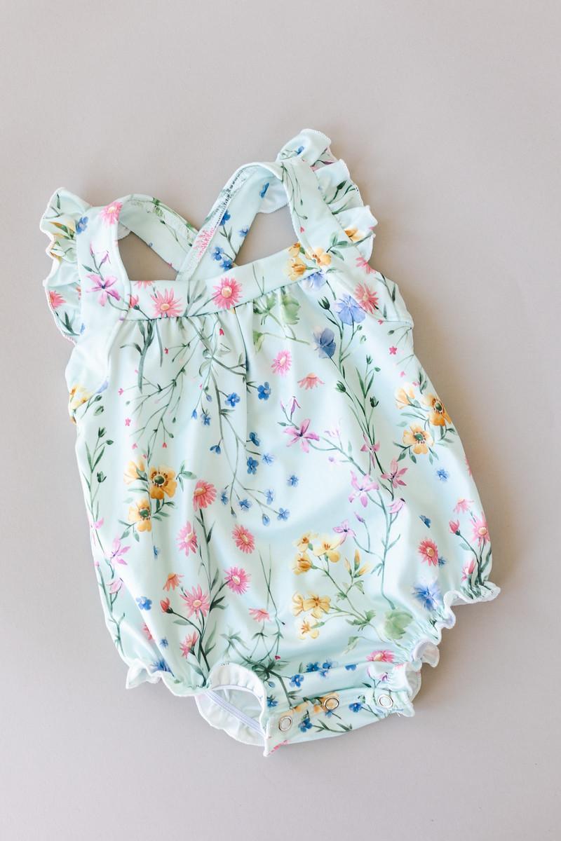 Wild Woods Ruffle Cross Back Romper-dogsvalley ®