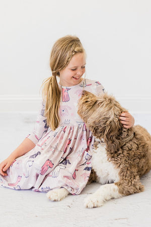 Puppy Party Pocket Twirl Dress-dogsvalley ®