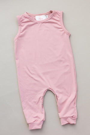 Vintage Pink Tank One-Piece Jogger-dogsvalley ®