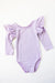 Lavender L/S Flutter Sleeve Leotard-dogsvalley ®