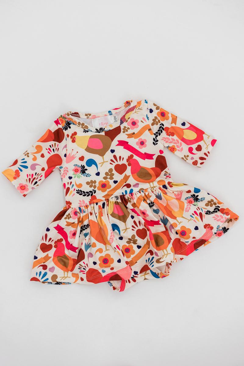 Little Red Hen Twirl Bodysuit-dogsvalley ®