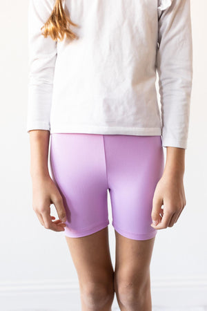 Bright Lilac Twirl Shorts-dogsvalley ®