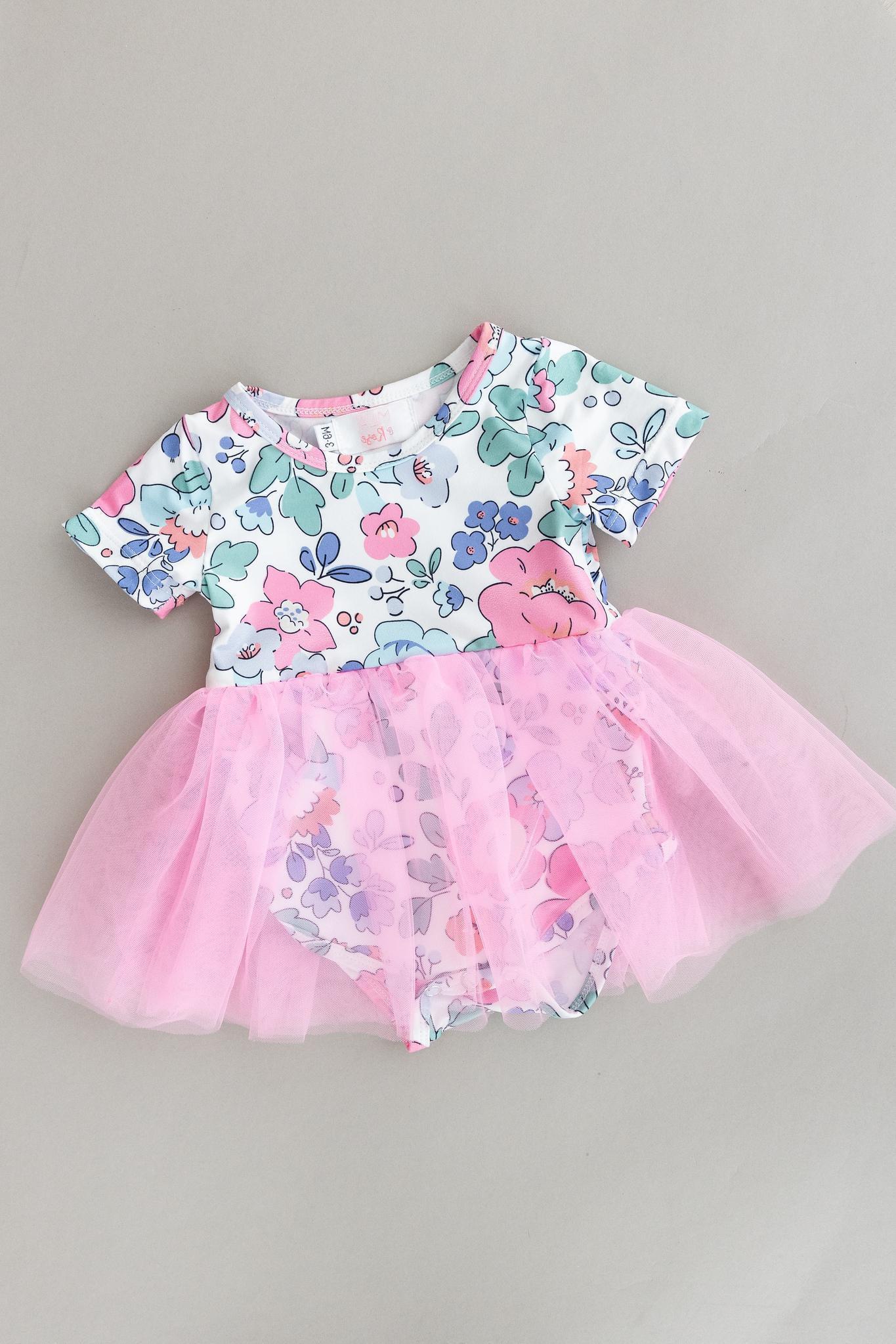 Hydrangea Tutu Bodysuit-dogsvalley ®