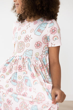 SALE Milk & Cereal S/S Pocket Twirl Dress-dogsvalley ®