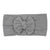 SALE Gray Nylon Bow Headwrap-dogsvalley ®