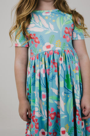 Spring Breeze S/S Pocket Twirl Dress-dogsvalley ®