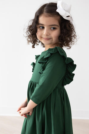 Spruce Ruffle Twirl Dress-dogsvalley ®