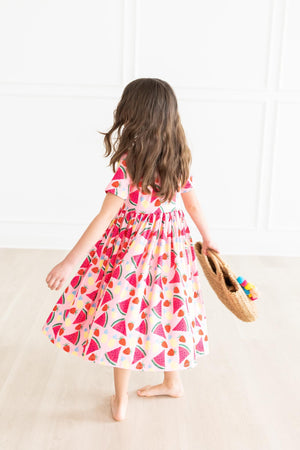 Watermelon Wonder S/S Pocket Twirl Dress-dogsvalley ®