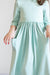 Sage 3/4 Sleeve Pocket Twirl Dress-dogsvalley ®