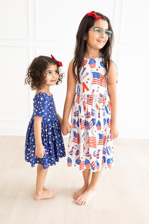 Party in the USA Tank Twirl Dress-dogsvalley ®