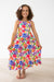 SALE Tropical Floral Ruffle Maxi Dress-dogsvalley ®