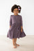 Vintage Violet 3/4 Sleeve Pocket Twirl Dress-dogsvalley ®