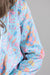 Blue Retro Unicorns Satin Jacket-dogsvalley ®