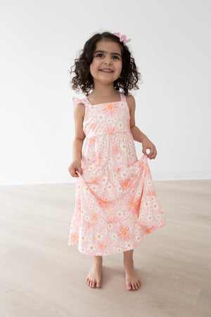 Sweet & Sunny Ruffle Maxi Dress-dogsvalley ®